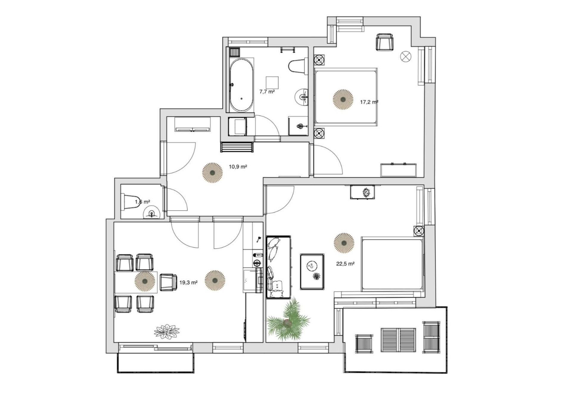 Pineapple Apartments Dresden Zwinger VIII - 85 Qm - 1X Free Parking ภายนอก รูปภาพ
